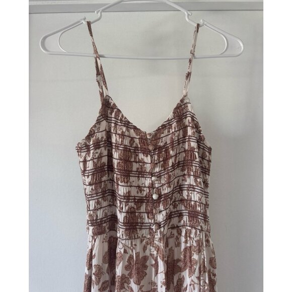 Botanic Bloom Wide-Leg Floral Jumpsuit – Size Small, Flowy & Lightweight - Picture 6 of 9